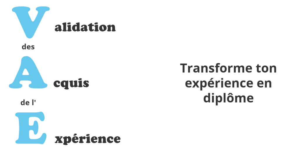 Validation des acquis de l'expérience (VAE)