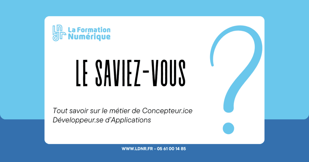 Concepteur.ice Développeur.se d’Applications